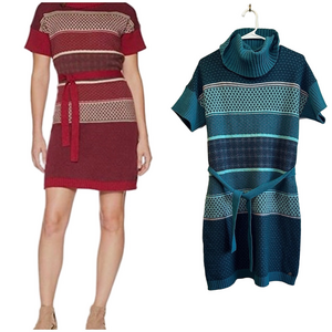 ROYAL ROBBINS ‘Frost’ Fairisle Sweater Dress